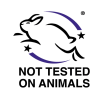 We never test our products on animals!