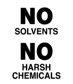 We don't use harsh chemicals in our products!