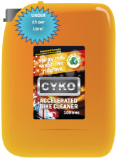 A picture of the best bike cleaner in the UK!